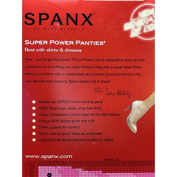 Spanx Super Higher Power Panties Size F NUDE - A220502 New Tummy Control NIP - Picture 5 of 8